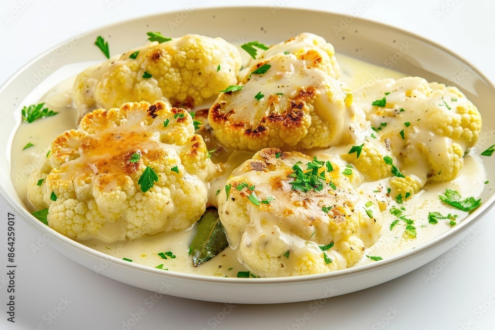 Homemade Cauliflower Gratin with Fresh Herbs and Gruyere Homemade Cauliflower Gratin with Fresh Herbs and Gruyere