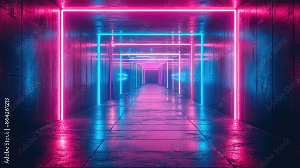 Night Vision: Cyber Reality in Neon Blues and Pinks Night Vision: Cyber Reality in Neon Blues and Pinks