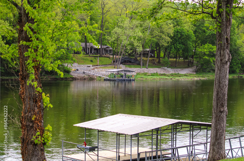 A peaceful spot on the White River in Flippin, Arkansas 