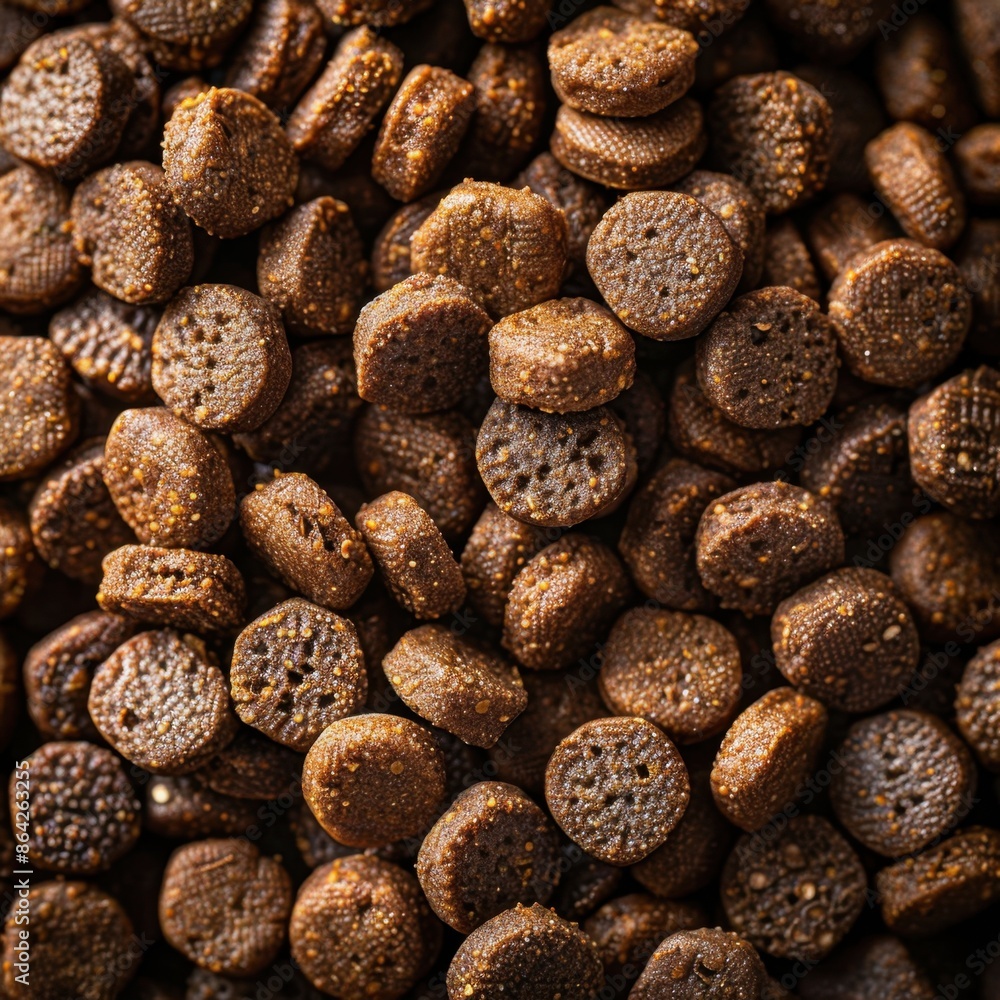 Close-Up Top View of Dry Cat and Dog Food Granules
Close-Up Top View of Dry Cat and Dog Food Granules
