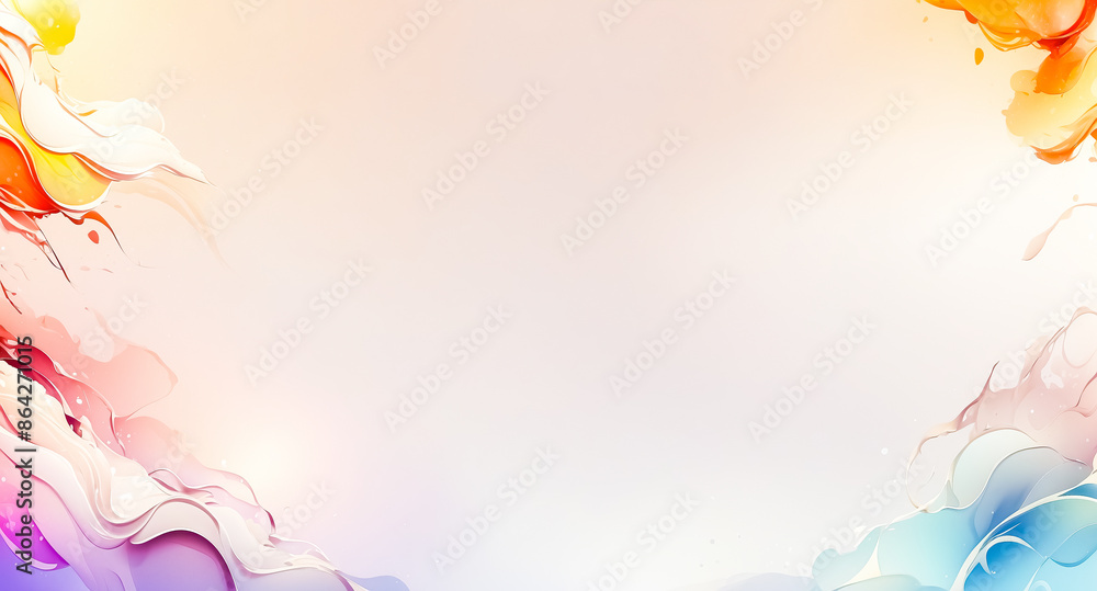 Abstract colorful background with flowing paint Abstract colorful background with flowing paint