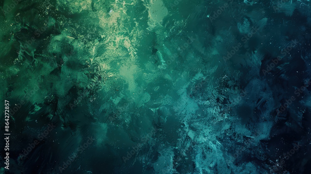 Fototapeta premium Abstract Green and Blue Texture