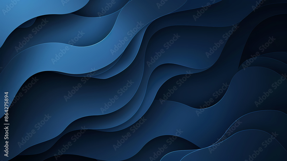 Abstract blue wave patterns creating a sense of movement and depth, perfect for backgrounds and design elements. Abstract blue wave patterns creating a sense of movement and depth, perfect for backgrounds and design elements.