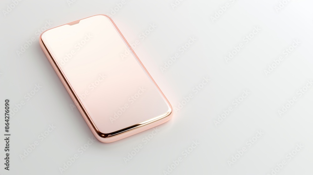 Premium metallic mobile phone, angled slightly on a clean white background, excellent for high-resolution mockups, advertisements, and commercial design Premium metallic mobile phone, angled slightly on a clean white background, excellent for high-resolution mockups, advertisements, and commercial design