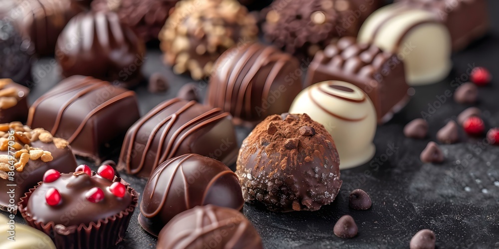 Celebrate World Chocolate Day with joy and indulgence in delicious treats. Concept World Chocolate Day, Chocolate Recipes, Chocolate Treats, Chocolate History, Chocolate Events Celebrate World Chocolate Day with joy and indulgence in delicious treats. Concept World Chocolate Day, Chocolate Recipes, Chocolate Treats, Chocolate History, Chocolate Events