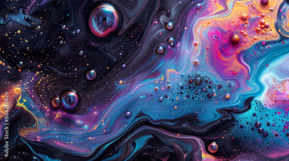 Colorful abstract liquid art texture combining vibrant hues with a liquid effect. Colorful abstract liquid art texture combining vibrant hues with a liquid effect.