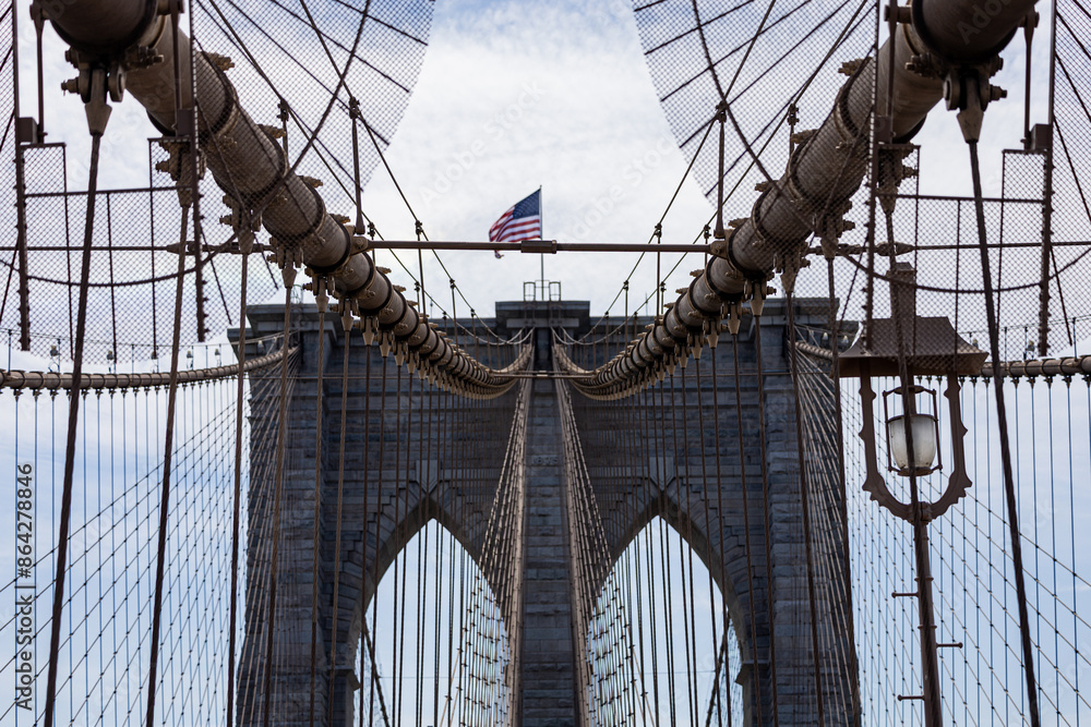 Obraz premium New York City Bridges and Building