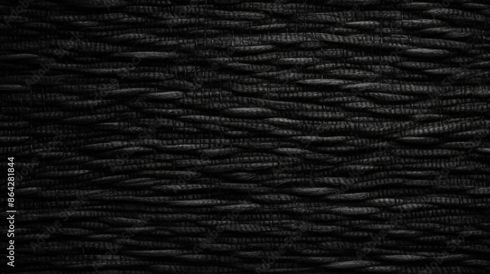 Black Woven Texture Background Black Woven Texture Background