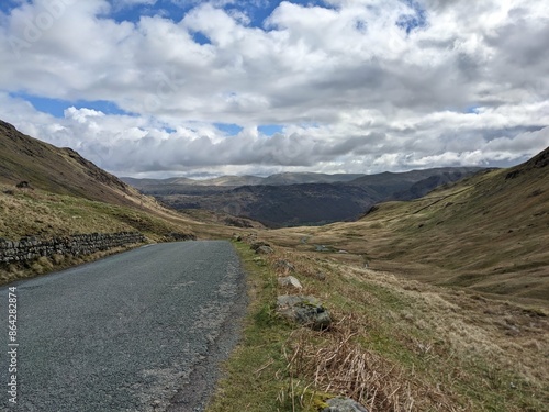 The Honister Pass in the Lake District, UK