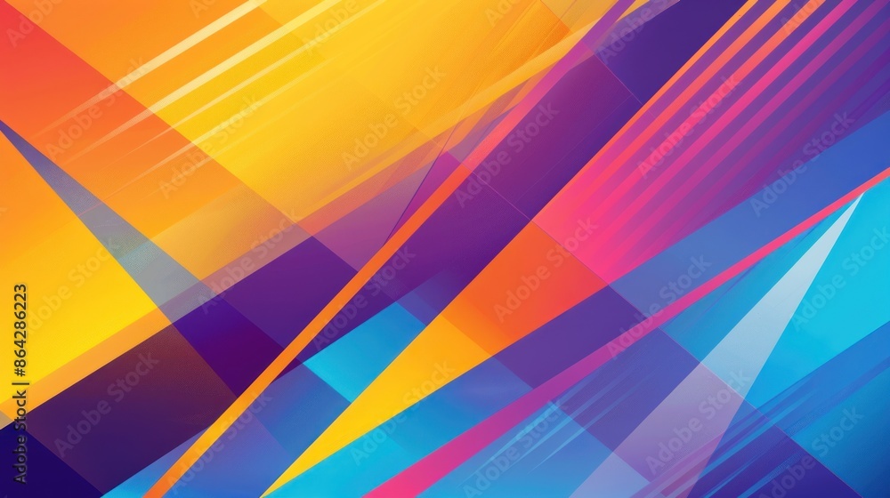 Abstract Geometric Shapes with Vibrant Colors Abstract Geometric Shapes with Vibrant Colors