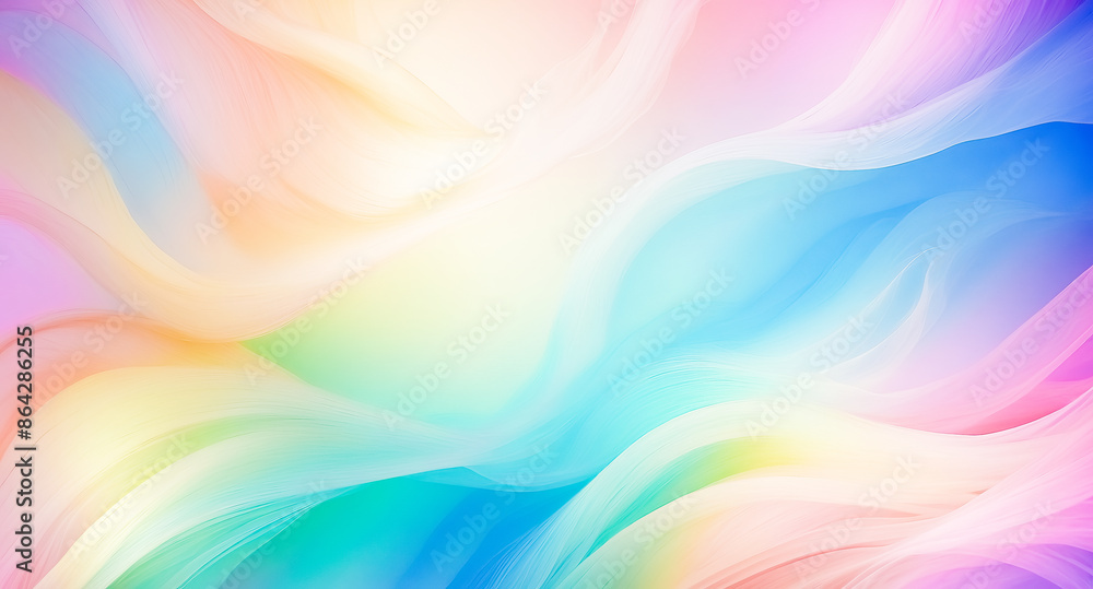 Abstract Pastel Waves Background Abstract Pastel Waves Background