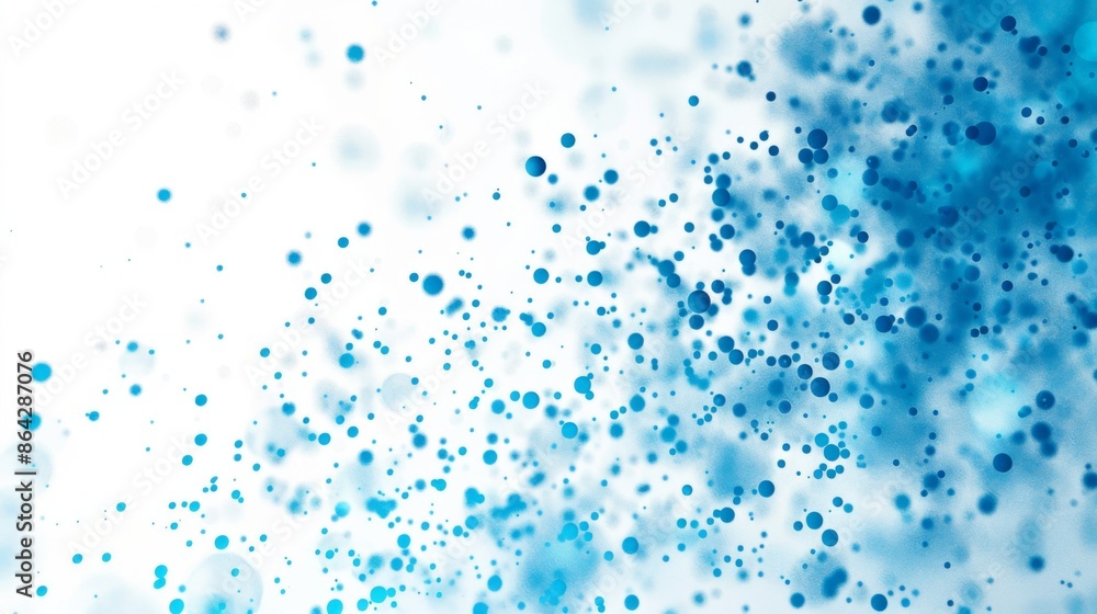 Digital image made of blue dots. image of medical research, viruses and bacteria. Digital image made of blue dots. image of medical research, viruses and bacteria.