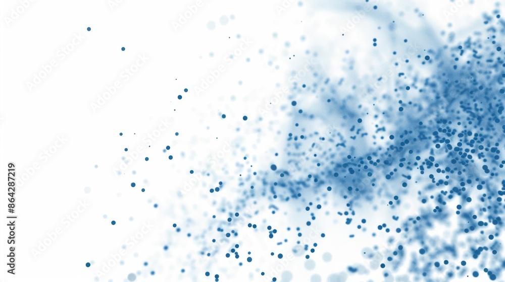 Digital image made of blue dots. image of medical research, viruses and bacteria. Digital image made of blue dots. image of medical research, viruses and bacteria.