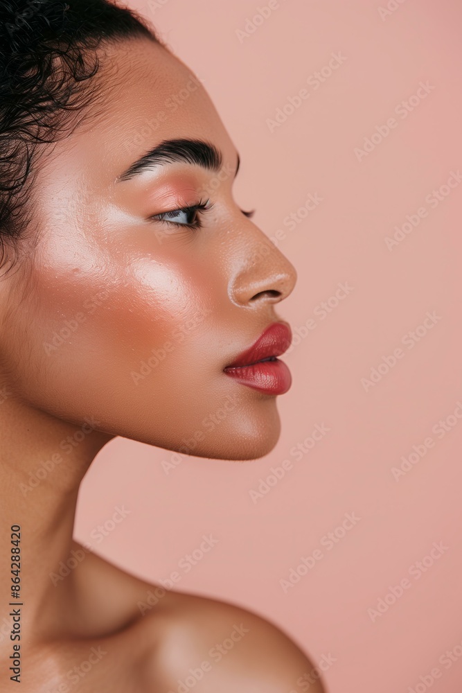 woman's shoulder with glowing, hydrated skin, against a neutral background woman's shoulder with glowing, hydrated skin, against a neutral background