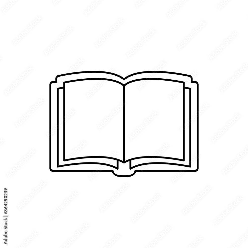 Book flat vector icon design isolated on white background Book flat vector icon design isolated on white background