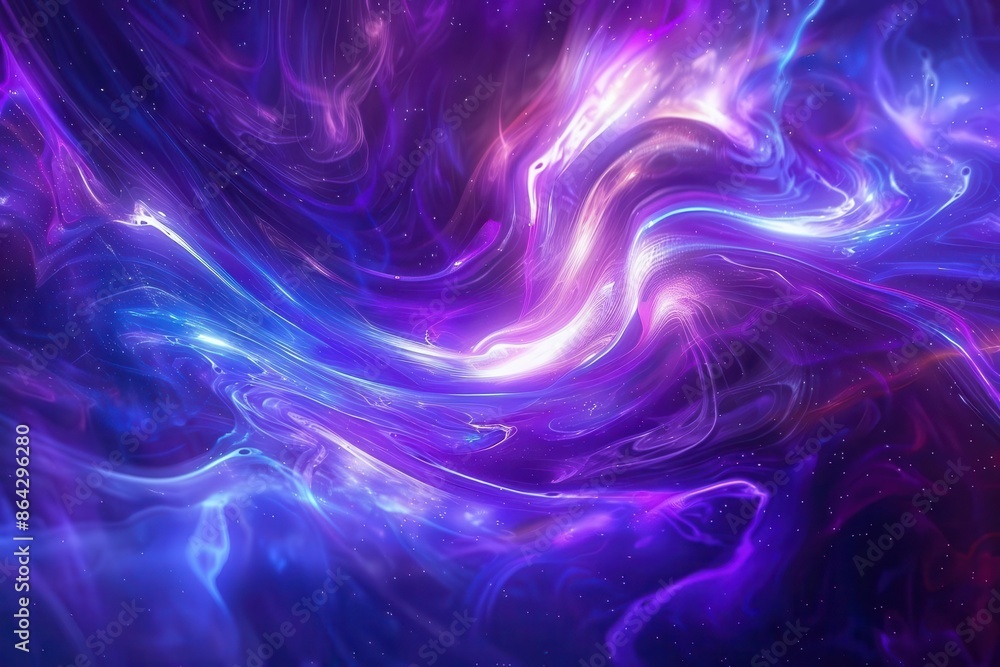 swirling cosmic energy waves in mesmerizing shades of violet and electric blue dynamic tendrils of light intertwine creating an otherworldly futuristic abstract composition swirling cosmic energy waves in mesmerizing shades of violet and electric blue dynamic tendrils of light intertwine creating an otherworldly futuristic abstract composition