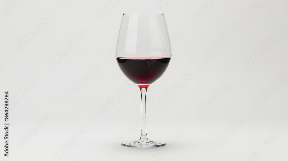 elegant simplicity isolated red wine glass minimalist product photography on white elegant simplicity isolated red wine glass minimalist product photography on white