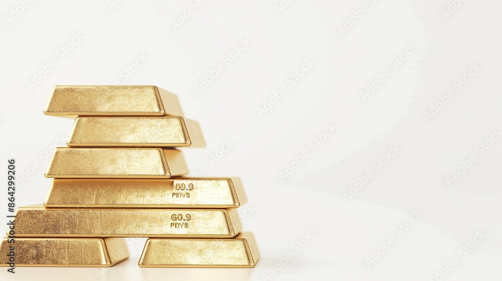 Gold Bars Stacks on White - Millioin Golden Bar Cash Money Coin Savings Banking Bank Wealth Wealthy Stack Pyramid Trade Economic Deposit Investment Invest Treasure Yellow Finance Stock Business Metal
Gold Bars Stacks on White - Millioin Golden Bar Cash Money Coin Savings Banking Bank Wealth Wealthy Stack Pyramid Trade Economic Deposit Investment Invest Treasure Yellow Finance Stock Business Metal