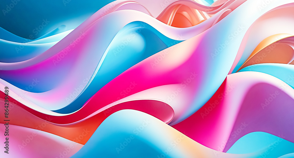 Abstract Colorful Wavy Pattern Abstract Colorful Wavy Pattern
