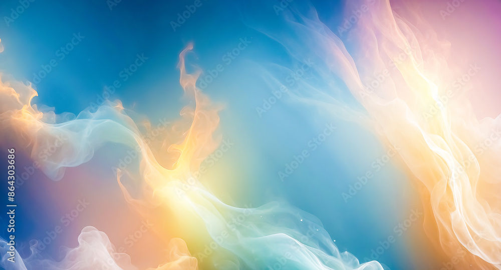 Abstract Background with Flowing Pastel Colors Abstract Background with Flowing Pastel Colors