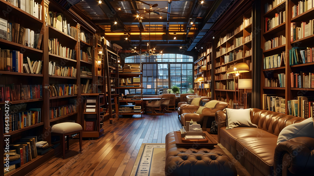 Cozy Home Library: Warm and Inviting Reading Space Cozy Home Library: Warm and Inviting Reading Space