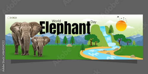 Elephant Day celebrated on August 12th, raises awareness about the urgent need to protect elephants