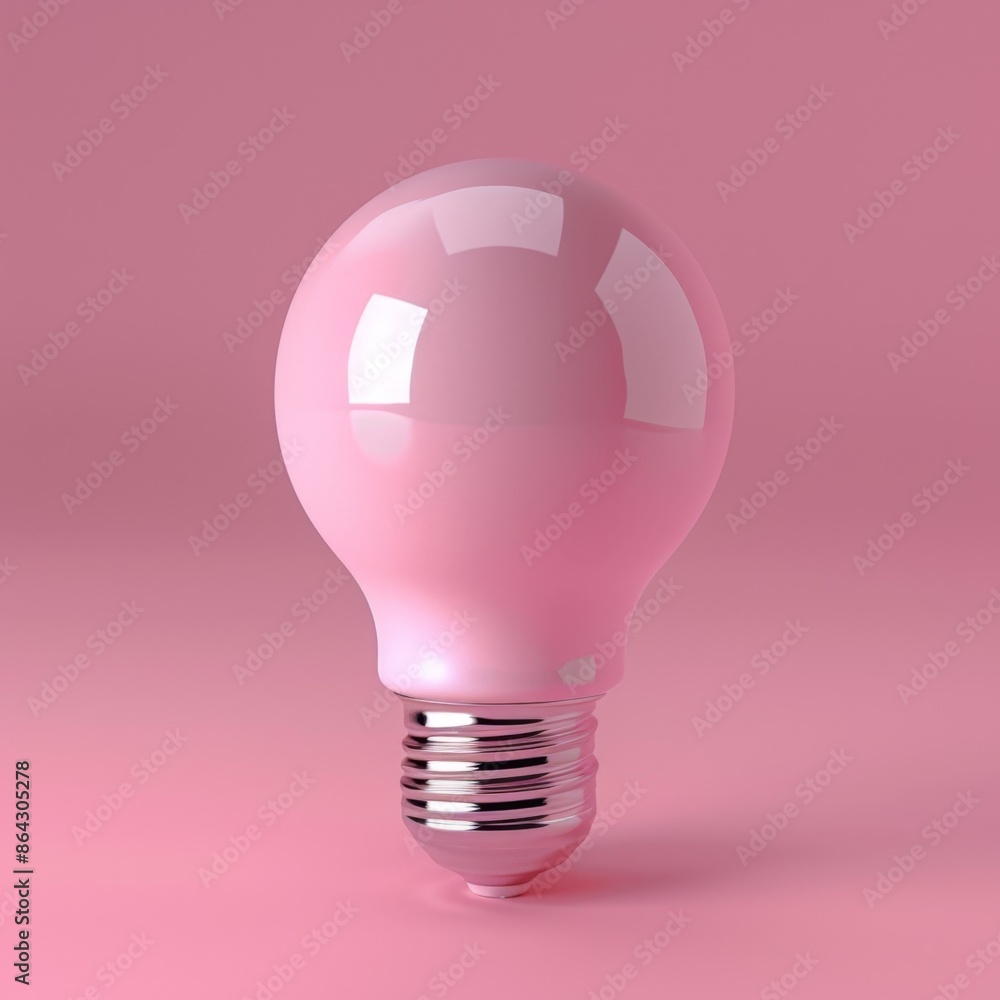 Pink light bulb, lamp mockup, lightbulbs banner, minimal light bulbs with copy space, creativity idea Pink light bulb, lamp mockup, lightbulbs banner, minimal light bulbs with copy space, creativity idea