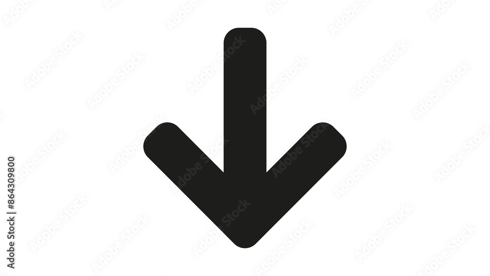 arrow down icon design illustration arrow down icon design illustration