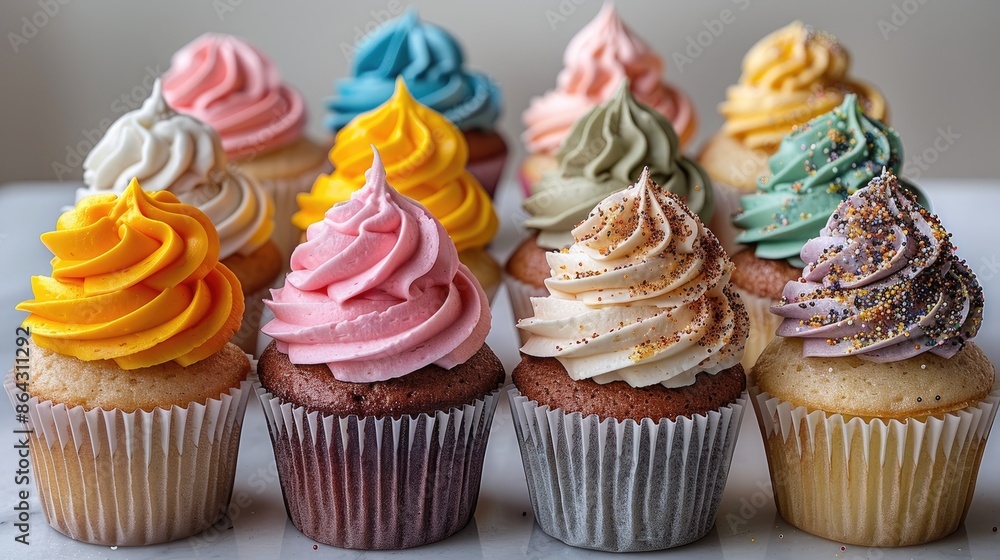 close up of cupcakes HD 8K wallpaper Stock Photographic Image close up of cupcakes HD 8K wallpaper Stock Photographic Image