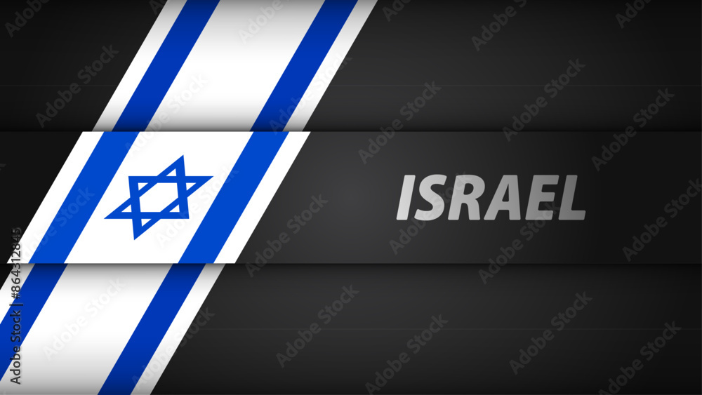 Edge background Israel graphic and label. Edge background Israel graphic and label.