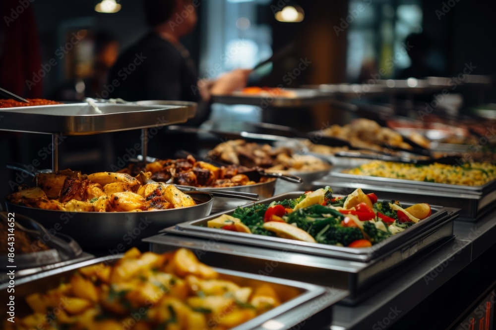Obraz premium Close up of buffet