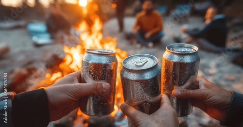 Cheers by the Campfire: A Toast to Adventure