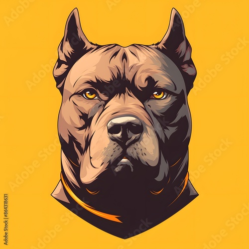 American Pit Bull Terrier mascot
