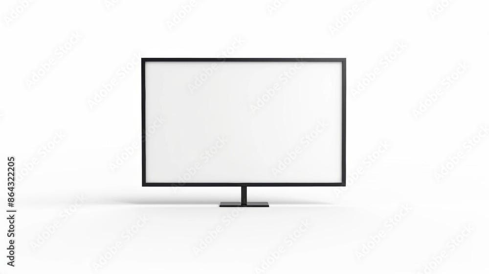 blank white screen, empty digital display, minimalist tech, isolated on white background blank white screen, empty digital display, minimalist tech, isolated on white background