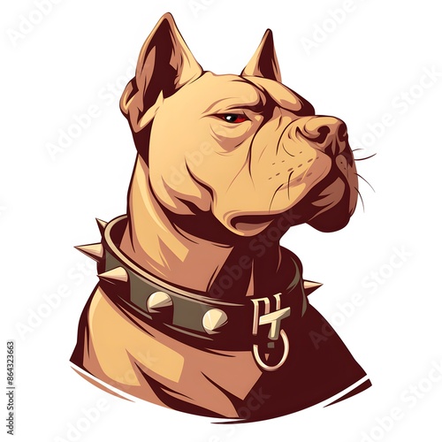 American Pit Bull Terrier mascot