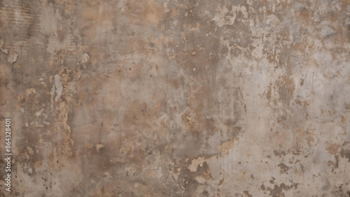 Wallpaper Mural Old brown gray rusty vintage worn shabby patchwork motif tiles stone concrete cement wall texture background banner panorama. Torontodigital.ca