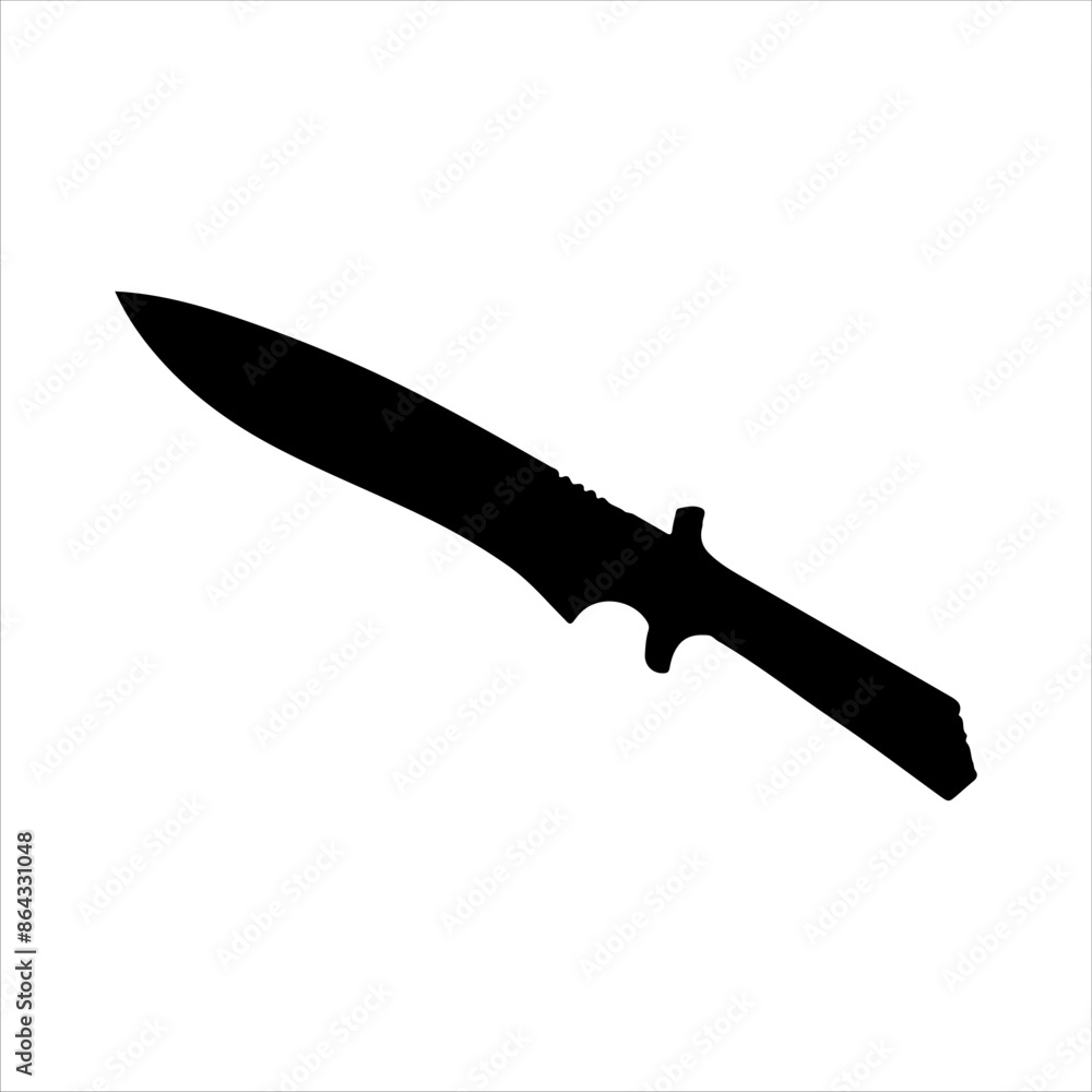 Black army knife silhouette isolated on white background. Army knife icon vector illustration design. Black army knife silhouette isolated on white background. Army knife icon vector illustration design.
