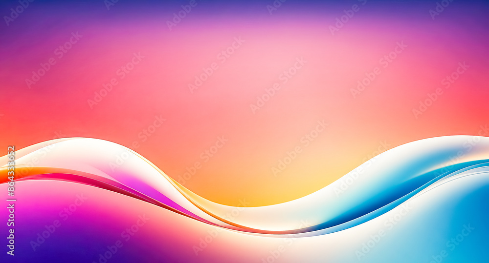 Abstract Colorful Wavy Background Abstract Colorful Wavy Background