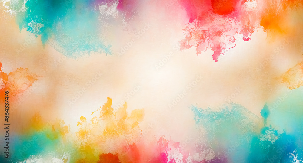 Fototapeta premium Abstract Watercolor Background