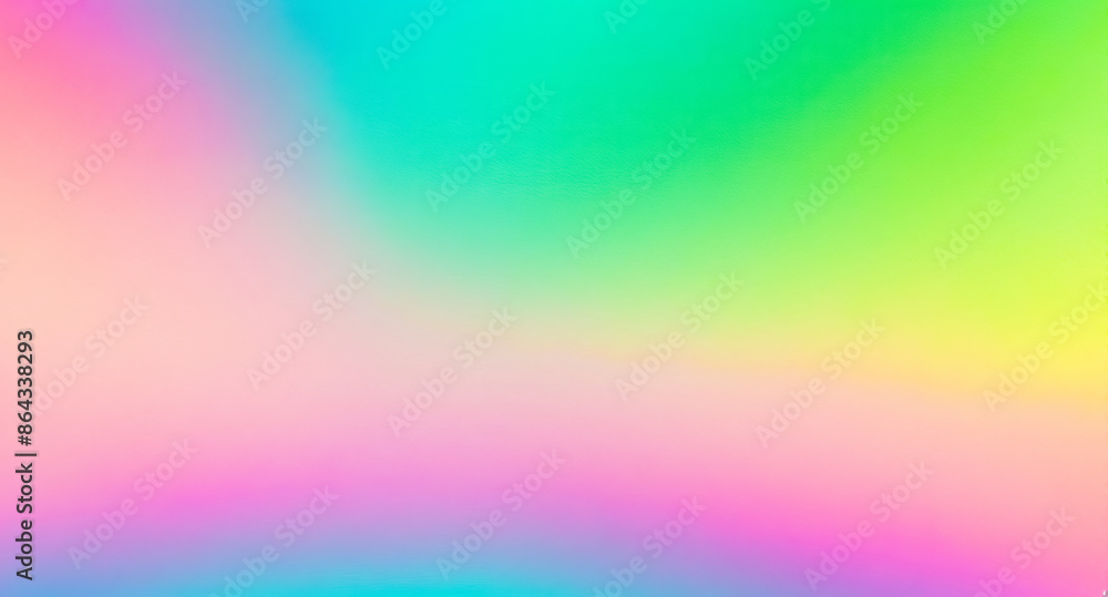 Obraz premium Abstract Gradient Background in Pink, Green, and Yellow