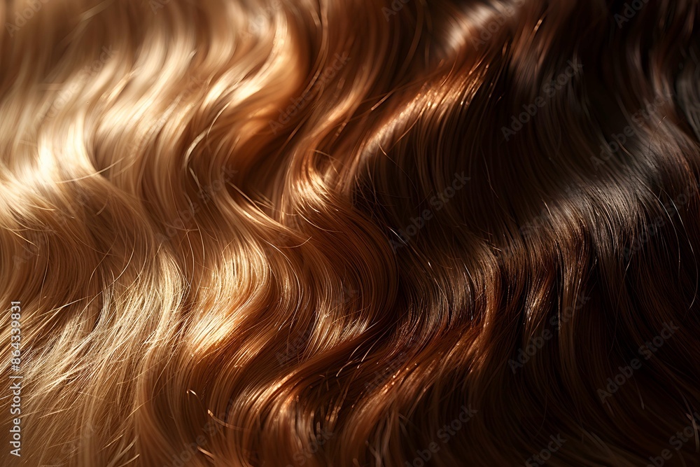 Smooth, shiny hair in natural light. Smooth, shiny hair in natural light.