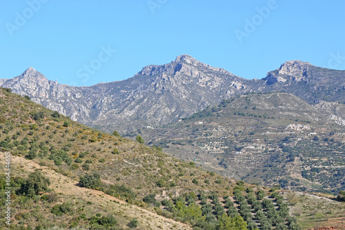 Coastal mountains of Andalucia, Spain