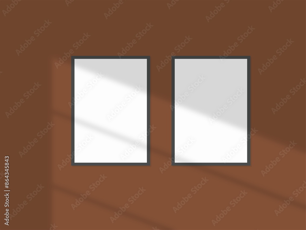 Frames mockup, Blank , wall concept of proposal and design phase of a product background Frames mockup, Blank , wall concept of proposal and design phase of a product background