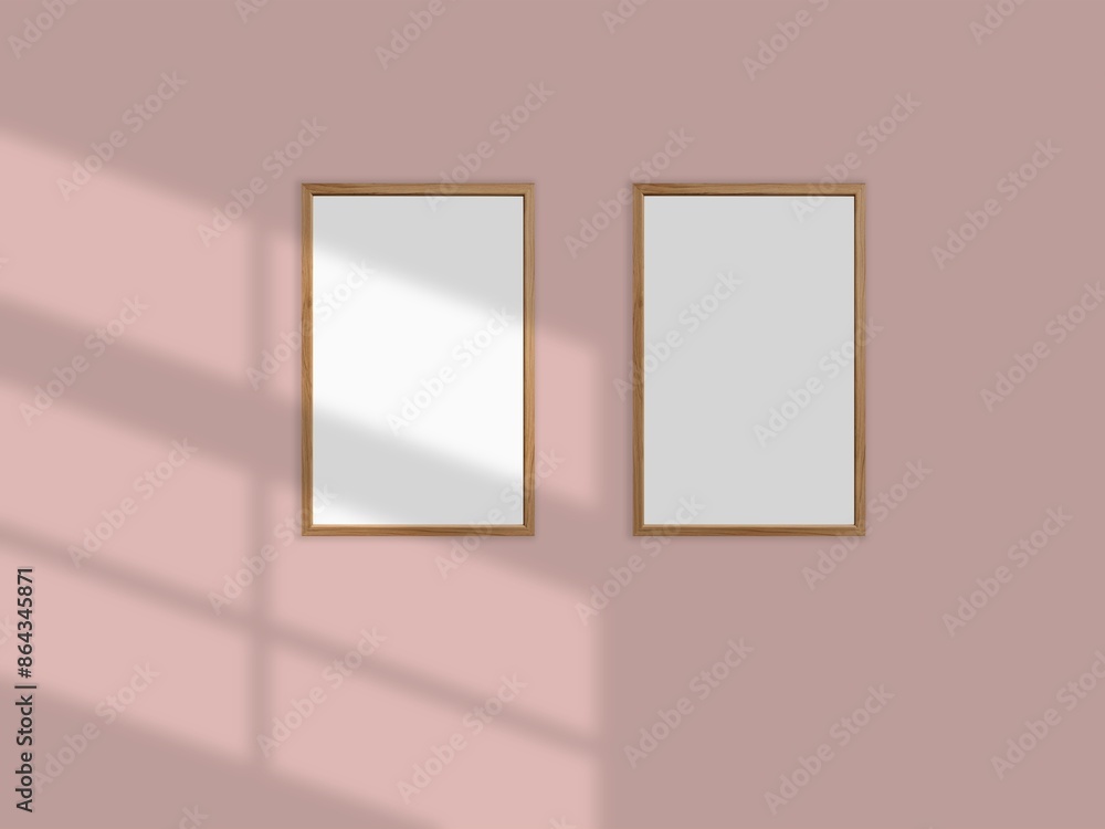 Frames mockup, Blank , wall concept of proposal and design phase of a product background Frames mockup, Blank , wall concept of proposal and design phase of a product background