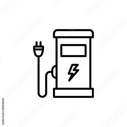 Electric Charging Station Icon for EV Charging Locations