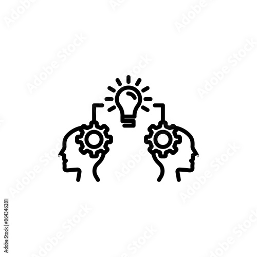 Share Thoughts Speech Bubble Icon for Social Media and Communication