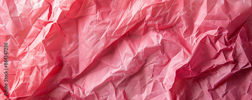 Wallpaper Mural Light pink crumpled paper texture background displaying the intricate folds and creases of the material, Torontodigital.ca