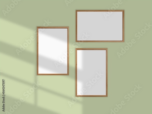 Picture frames mockup posters