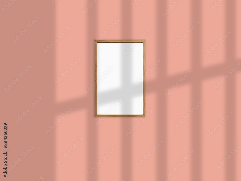 Mockup withl picture frames side by side on a wall, close up, bright Mockup withl picture frames side by side on a wall, close up, bright
