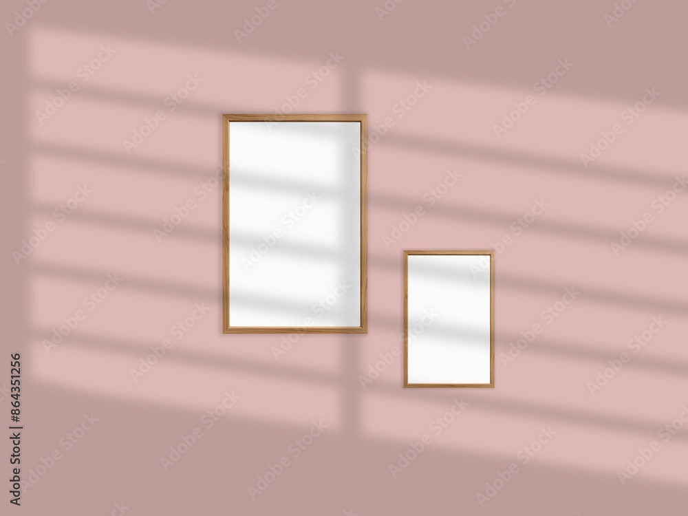 frame for paintings or photographs on zest background, minimalist gallery style frame for paintings or photographs on zest background, minimalist gallery style